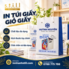 mẫu túi giấy kích thước 20 × 30 × 10 cm tại xưởng Still Printing