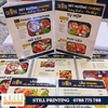 In menu dạng quyển đóng lò xo ép nhựa tại Bến Tre