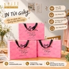 In túi giấy ngang quai ruy băng cho thương hiệu thời trang tại Bến Tre