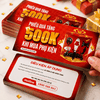 In Voucher Khuyến Mại Cán Màng Mờ 15x8cm – Phiếu Ưu Đãi, Phiếu Quà Tặng Theo Yêu Cầu
