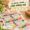In Decal Nhựa Cán Màng Mờ Cho Mỹ Phẩm Tại Bến Tre