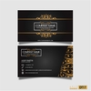 DT17 - Mẫu 05 hộp name card tone vàng gold, đen sang trọng