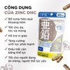 Viên Uống Bổ Sung Kẽm Cải Thiện Hệ Miễn Dịch DHC ZinC 60 viên