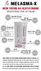Kem dưỡng trắng da BEAUTÉ MELASMA X Glutation 45ml - Dưỡng da trắng sáng, mờ thâm nám, chống lão hóa 