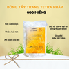 BÔNG TẨY TRANG PHÁP TETRA LE SOIN LARETAT PUR 600 MIẾNG