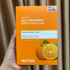 Mặt Nạ Dưỡng Trắng Da Vitamin C Prettyskin pretty skin The Pure Jeju Tangerine VITA C Mask Sheet 25ml