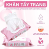 Khăn Ướt Tẩy Trang Dịu Nhẹ Senademar Make-up Remove Deep Cleansing Tissue Hàn Quốc 45 Miếng