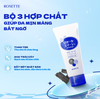 a740 - Tẩy Tế Bào Chết Dịu Nhẹ Cho Da Chiết Xuất Trái Cây Rosette Gommage Peeling Gel 120g (Màu Xanh và Hồng)