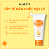 a740 - Tẩy Tế Bào Chết Dịu Nhẹ Cho Da Chiết Xuất Trái Cây Rosette Gommage Peeling Gel 120g (Màu Xanh và Hồng)