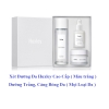 Sét Dưỡng Da Cao Cấp Dưỡng Trắng, Căng Bóng Da HUXLEY Brightening Care Trio Set ( Màu Trắng )