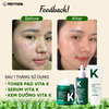 e163 - Combo Vita K Prettyskin (Toner Pad + Serum + Kem Dưỡng)