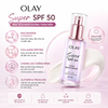 f437 - Kem dưỡng sáng da chống nắng OLAY SUPER SPF50+ PA++++, FLUID MOISTURISER 50ml