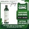 c338 - Weilaiya - Combo Gội 400ml + Xả 250ml (GINGER - Da dầu, màu xanh trắng) (18 Cặp/ T)