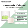 Nước Hoa Hồng Dưỡng Ẩm, Tẩy Tế Bào Chết, Giảm Mụn SenaDemar AHA-Glycolic Acid Toner Pad Hàn Quốc 70 miếng