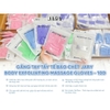 Găng Tay Tẩy Tế Bào Chết Toàn Thân Jary 40D Body Exfoliating Massage / 10D Body Scrubber Gloves Hàn Quốc