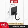 Móc nhỏ 3M/ Móc nhỏ treo inox đa năng dán tường (keo 3M) ảnh 2