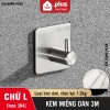 Móc nhỏ 3M/ Móc nhỏ treo inox đa năng dán tường (keo 3M) ảnh 3