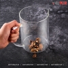 Ca Lọc Dầu Ăn Thuỷ Tinh Borosilicate, Bình Lọc Dầu Ăn Nắp Inox 304 Cao Cấp Dung Tích Lớn (800ML, 1000ML, 1300ML) PHALEDO ảnh 9