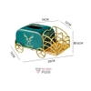 【Xả Kho】Hộp Đựng Khăn Giấy Gốm Sứ Xanh Ngọc Lục Bảo | Kèm Kệ Mạ Vàng Đựng Điều Khiển Từ Xa Đa Năng | Phong Cách Bắc Âu ảnh 5