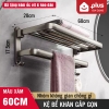 Kệ để khăn tắm gấp gọn/ nhôm dán tường gấp gọn ảnh 9