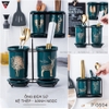 🔴OUTLET | Bộ ống đựng đũa sứ đựng đũa, thìa, muỗng cao cấp kèm khung thép xuất Nhật ảnh 6