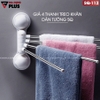 Giá Treo Khăn 4 Thanh Inox Xoay 180 Độ Dán Tường Cho Nhà Tắm - SHUANGQING - gia dụng plus