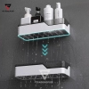 Kệ chữ nhật dán tường nhựa ABS cao cấp, sang trọng không cần khoan đục ShuangQuing (SQ-0101) ảnh 8