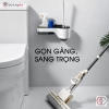 Bộ Kệ Kèm Cọ Không Góc Chết Đa Năng Dán Tường Cho Toilet ShuangQing (SQ-0111) - gia dụng plus