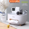 Hộp Đựng Giấy Ăn Kèm Ngăn Để Điểu Khiển, Remote Đa Năng Thương Hiệu Ecoco Chĩnh Hãng | Gia Dụng Plus ảnh 1