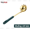 🔴OUTLET | Bộ muỗng canh, muỗng lẩu, xẻng, thìa bằng inox 304, tay cán sứ xanh ngọc lục bảo cao cấp ảnh 10