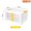 Thùng đựng đồ đa năng LAZYDO gấp gọn & thiết kế cửa hông lấy đồ dễ dàng tiện lợi (có nắp đậy kín & bánh xe) 55 lít ảnh 10