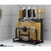 Hộp Cài Dao, Đựng Đũa / Thớt / Úp Vung Nồi Đa Năng INOX 304 Cao Cấp Không Gỉ | Đặt Bàn & Dán Tường | Gia Dụng Plus ảnh 12