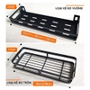Kệ đựng gia vị inox + sơn tĩnh điện dán tường cho phòng bếp đa năng - không cần bắt vít, đục lỗ ảnh 7