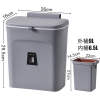 Thùng rác treo tủ (CÓ RUỘT)/ treo cánh tủ bếp (có nắp & ruột) ảnh 2