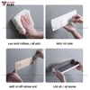 Kệ dán tường đựng đồ đa năng phòng tắm, giá gia vị nhựa ABS kèm móc treo, không cần khoan tường SQ-5287 ảnh 8