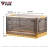 🔴OUTLET | Thùng Đựng Đồ Gấp Gọn 82 Lít Cực Lớn Để Quần Áo, Đồ Dùng Gọn Gàng (Có Bánh Xe, Có Nắp, Ngăn Cửa) LAZYDO ảnh 7