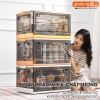 🔴OUTLET | Thùng Đựng Đồ Gấp Gọn 82 Lít Cực Lớn Để Quần Áo, Đồ Dùng Gọn Gàng (Có Bánh Xe, Có Nắp, Ngăn Cửa) LAZYDO ảnh 4