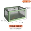 🔴OUTLET | Hộp gấp gọn LAZYDO đựng đồ đa năng, dã ngoại, để sau xe ô tô- Dung tích 85L, 115L, 142L ảnh 12