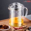 Ca Lọc Dầu Ăn Thuỷ Tinh Borosilicate, Bình Lọc Dầu Ăn Nắp Inox 304 Cao Cấp Dung Tích Lớn (800ML, 1000ML, 1300ML) PHALEDO ảnh 2