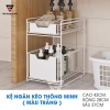 Kệ Ngăn Kéo Trượt 2 Tầng Thông Minh Đựng Đồ Đa Năng Cho Nhà Bếp Nhà Tắm | Gia Dụng Plus ảnh 6