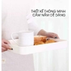 Khay nhựa ABS cao cấp chữ nhật đựng đồ đa năng cho gia đình, có tay cầm chắc chắn (hàng chính hãng JIANXIA) ảnh 9