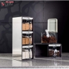 Bộ hộp đựng gia vị kèm kệ inox 304 cao cấp, dung tích lớn JIANXIA ảnh 3