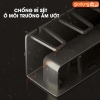 Kệ để bàn chải đánh răng dán tường nhôm chống gỉ, kệ dán tường kèm cốc, chịu lực tốt – cho nhà tắm ảnh 4