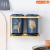 🔴OUTLET | Bộ ống đựng đũa sứ đựng đũa, thìa, muỗng cao cấp kèm khung thép xuất Nhật ảnh 10