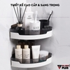 Kệ góc dán tường nhựa ABS cao cấp, đa năng cho phòng tắm, nhà bếp, không khoan ShuangQuing (SQ-124) ảnh 5