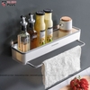 Kệ chữ nhật dán tường cao cấp, đa năng cho phòng tắm, nhà bếp / không cần khoan tường ShuangQuing (SQ-5255) ảnh 2