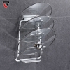 Giá đựng vung nồi / thớt dán tường 3 ngăn nhôm,nhựa ABS cao cấp cho phòng bếp tiện nghi hơn. ảnh 10