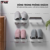 Kệ Để Dép Nhựa ABS Cao Cấp | Giá Treo Dép Nhà Tắm & Phòng Khách Dán Tường Tiện Dụng ảnh 8