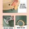 Thùng Nhựa PP 80 Lít Đựng Đồ Đa Năng - Nắp Đậy Có Thể Xếp Lego - Có Tay Kéo & Bánh Xe Lăn ảnh 6