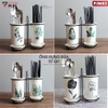 🔴OUTLET | Bộ ống đựng đũa sứ đựng đũa, thìa, muỗng cao cấp kèm khung thép xuất Nhật ảnh 5